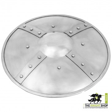 16" Late Medieval Round Buckler - 14 gauge