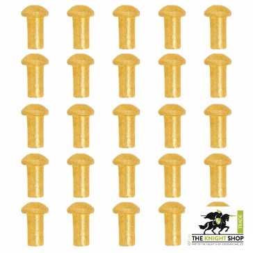 Brass 6mm Rivets (Set of 25)