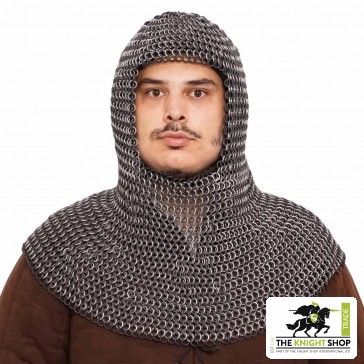 Chainmail Coif - Aluminium - Butted 