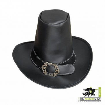 Dark Witcher Leather Hat - Medium