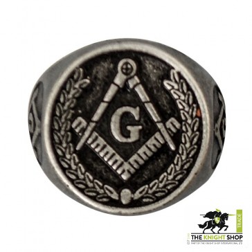 Masonic Ring - Pewter 19mm