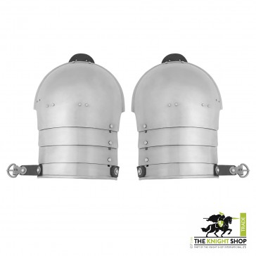 Knightly Steel Pauldrons 16g