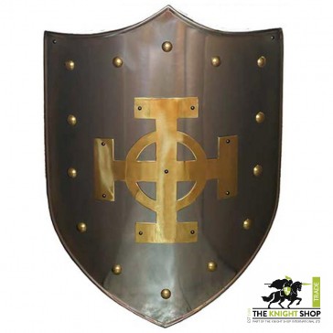 Brass Celtic Cross Shield