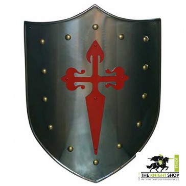 Red St. James Cross Shield