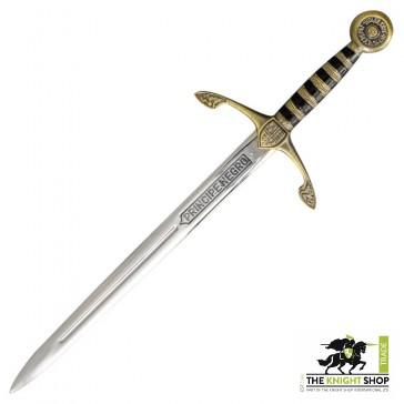 Black Prince Sword Letter Opener - Bronze