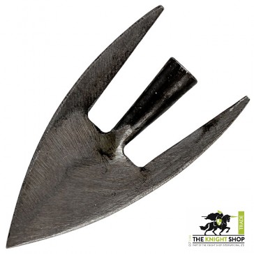 Barbed Blackened Broadhead Arrowhead