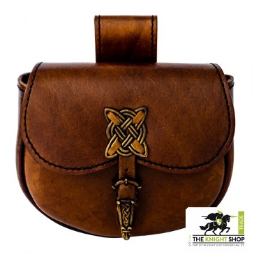 Celtic Leather Belt Pouch (Bag)