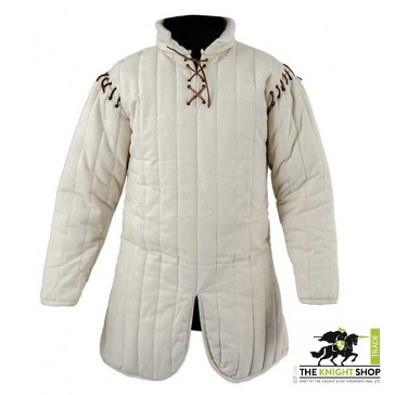 Laced Gambeson - Natural - L