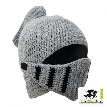 Knitted Knight Helmet Hat &ndash; Adult Size