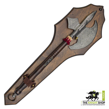 Battle Axe on Display Plaque