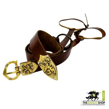 Order of the Lion Sword Belt - Antique Brass