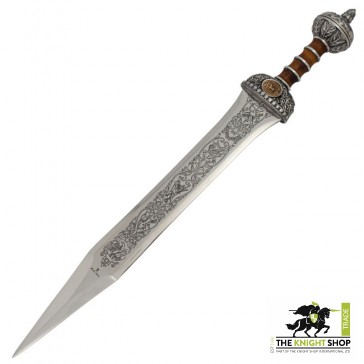 Roman Julius Caesar Gladius - Silver