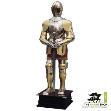Spanish Suit of Armour - Gold Etched