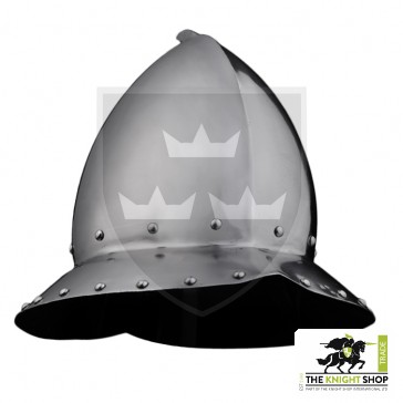 English Civil War Cabasset/Morion - 14 gauge