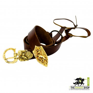 Order of the Stag Sword Belt - Antique Brass