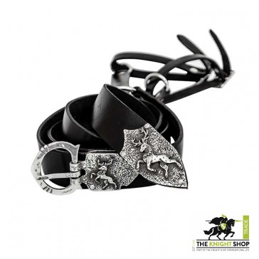 Order of the Stag Sword Belt - Antique Silver 