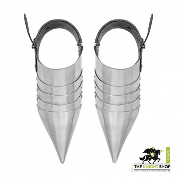 14th-15th Century Knight Sabatons - 18 gauge