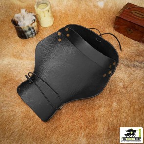 Tree of Life Leather Pauldron - Brown