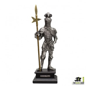 16th Century Pewter Knight with Halberd