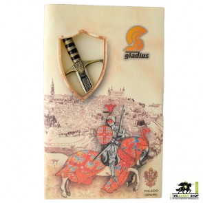 Black Prince Sword Letter Opener - Bronze