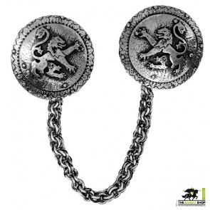 Order of the Lion Cloak Clasp - Antique Silver 