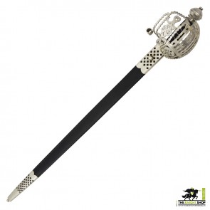 18th C. Stirling Basket Hilt Broadsword