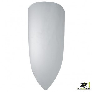 Flat Topped Crusader Shield - Unpainted 