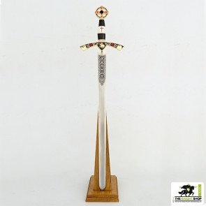 Magnetic Sword Stand - Oak