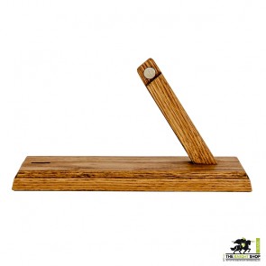Slanted Magnetic Dagger Stand - Oak