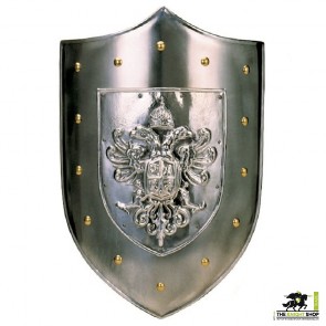 Silver Double-Headed Eagle Shield
