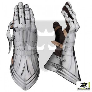 15th Century German Gauntlets - 18 gauge