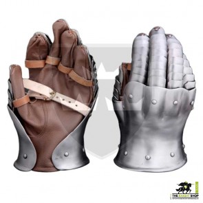 14th Century Gauntlets - 16 gauge