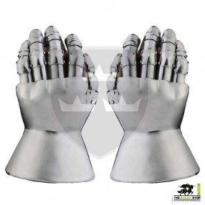 14th Century Hourglass Gauntlets - 18 gauge
