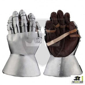 14th Century Hourglass Gauntlets - 18 gauge