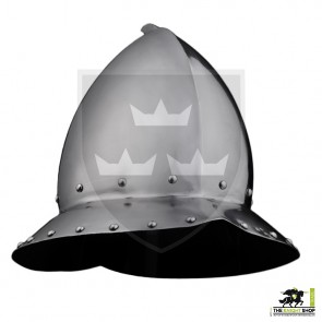 English Civil War Cabasset/Morion - 14 gauge - Large 