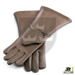 size 9 brown Historical Gloves