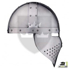 Crusader Transitional Spangenhelm - 14 gauge