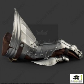 15th Century Decorated German Gauntlets - 18 gauge