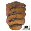 Display Plaque with 4 Pistols