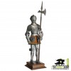 Miniature Spanish Suit of Armour with Halberd