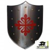 Red Calatrava Cross Shield