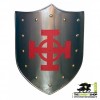 Red Celtic Cross Shield