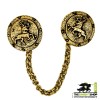 Order of the Stag Cloak Clasp - Antique Brass