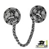 Order of the Stag Cloak Clasp - Antique Silver