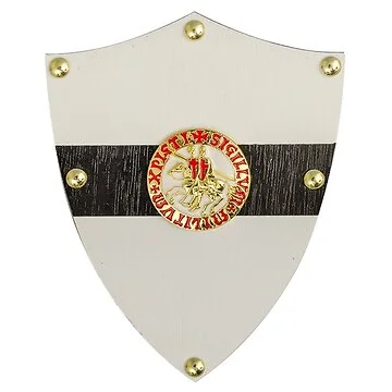 Knights Templar Shield - Letter Opener Wall Mount