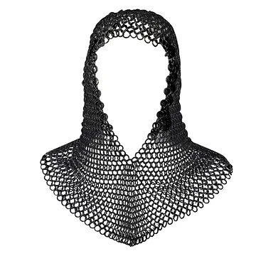 Blackened Chainmail Coif
